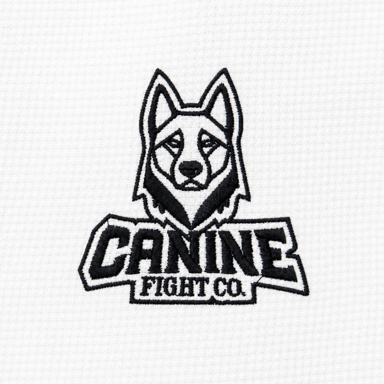 GI jiujitsu Brasileño Caninefight blanco