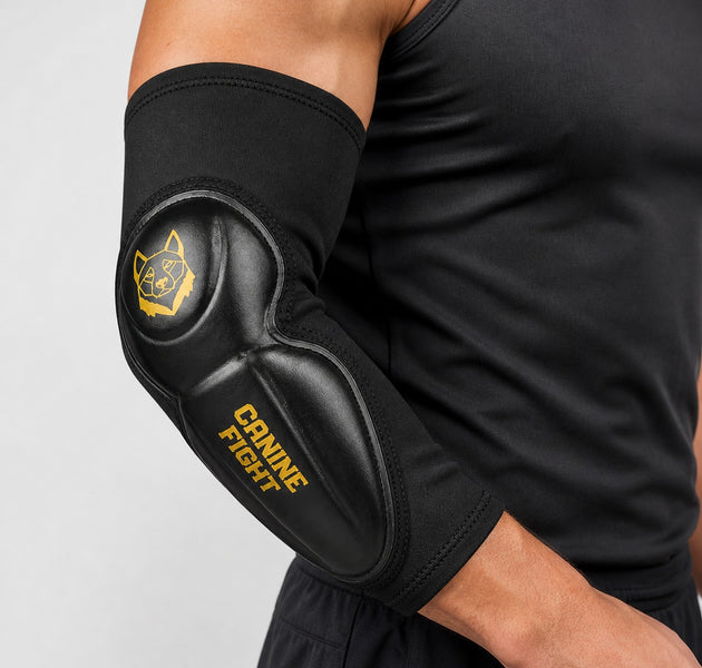 Protector de codos MMA/Kickboxing/Muay Thai cuero sintético premium