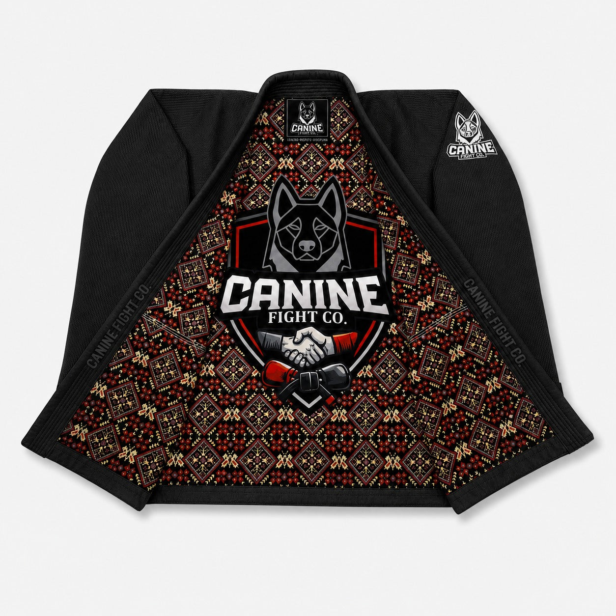 GI jiujitsu Brasileño Caninefight negro