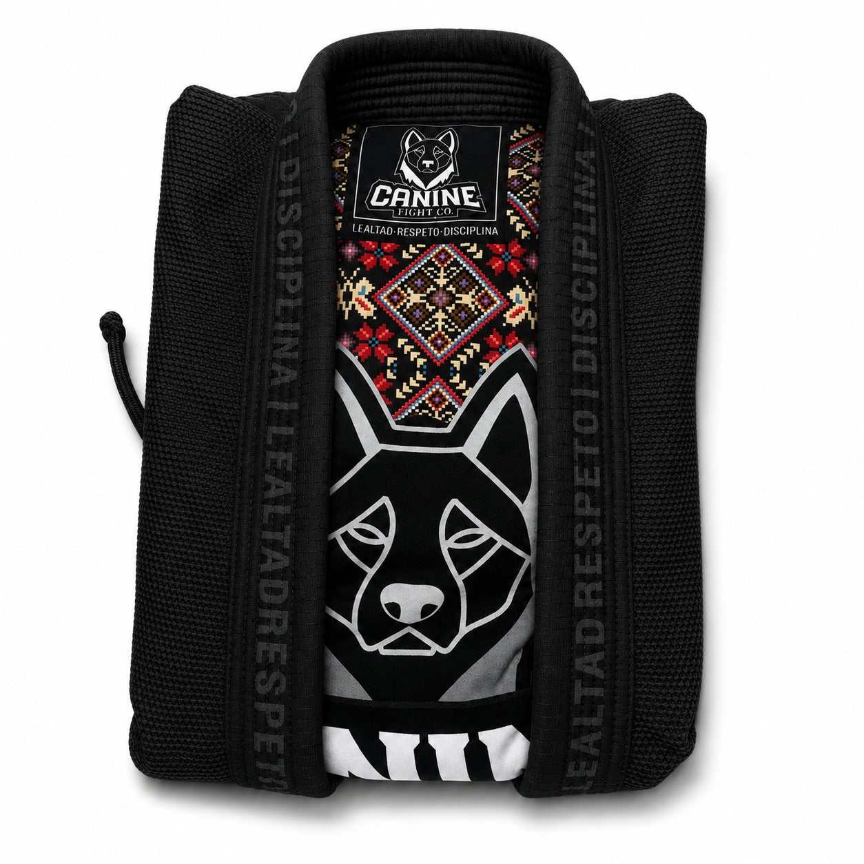 GI jiujitsu Brasileño Caninefight negro
