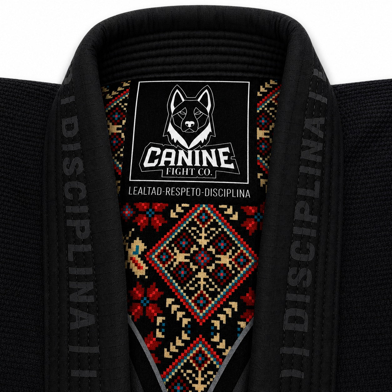 GI jiujitsu Brasileño Caninefight negro