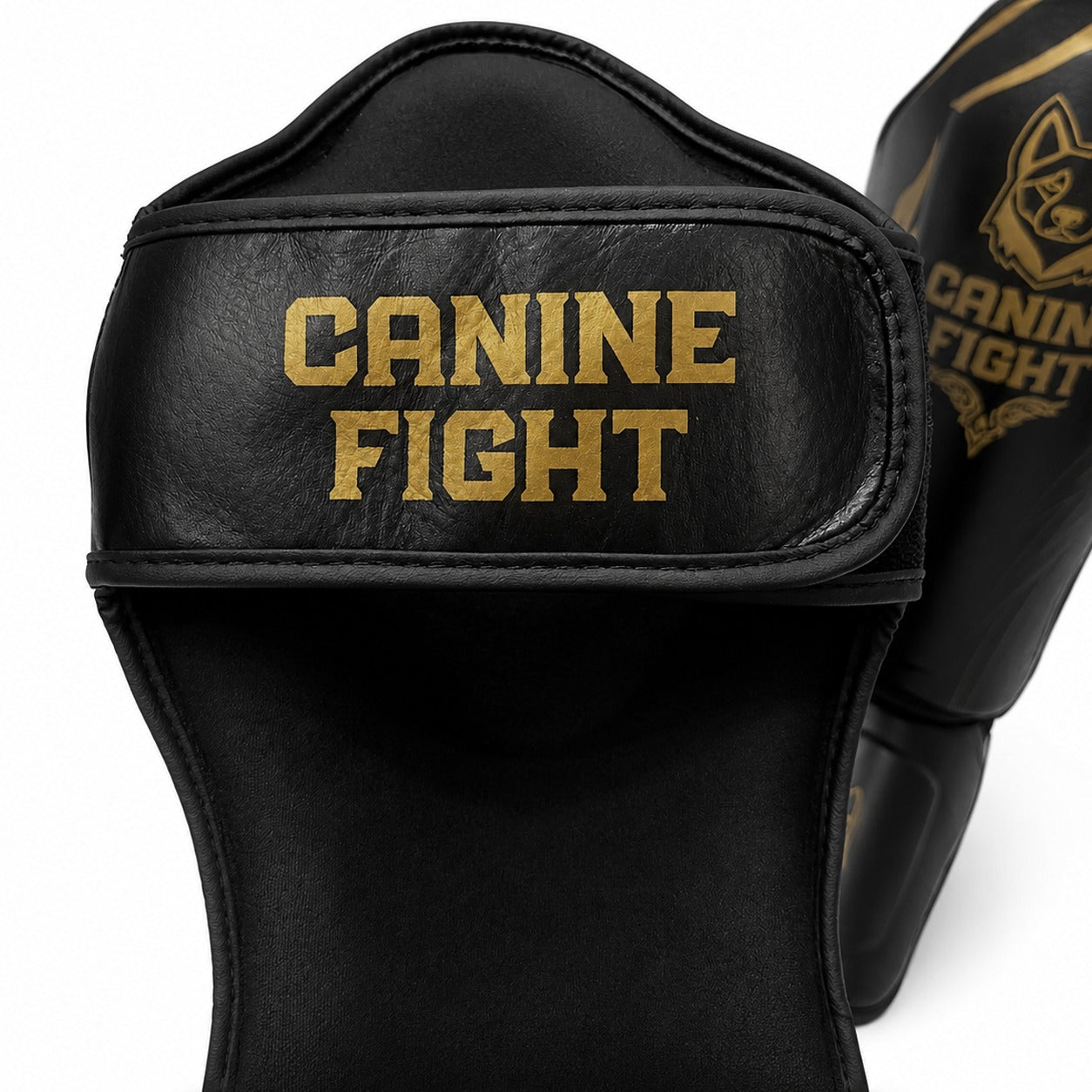 Canilleras Kickboxing/MMA/Muay Thai cuero sintetico