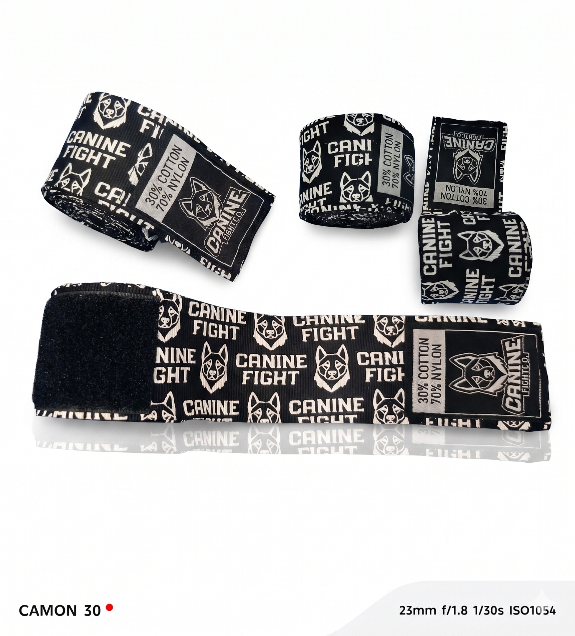 Vendas semielasticas caninefight negras
