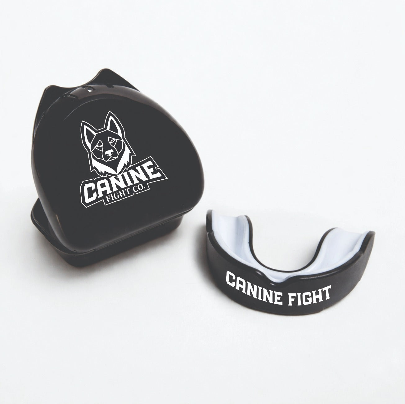 Protector Bucal Canine fight, silicona de alta durabilidad con gravado interno