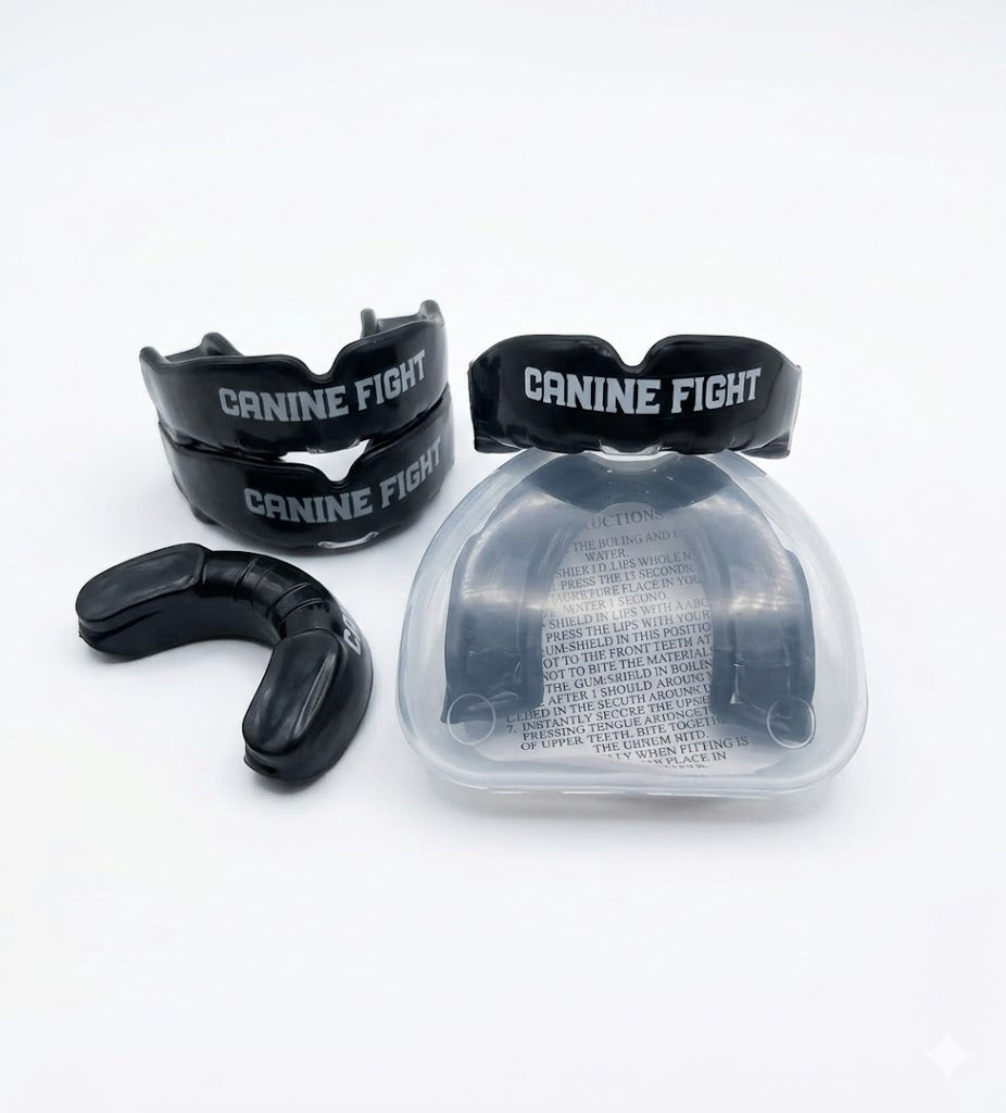 Protector bucal simple Caninefight silicona de alta resistencia