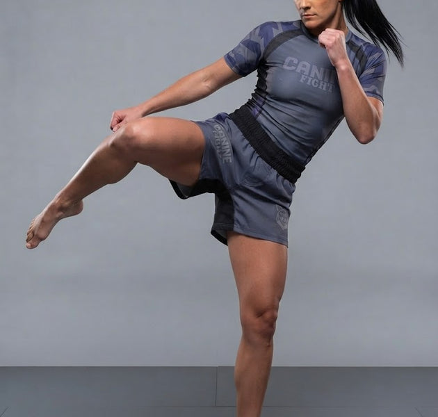 Short MMA/NOGI modelo Black panter femenino