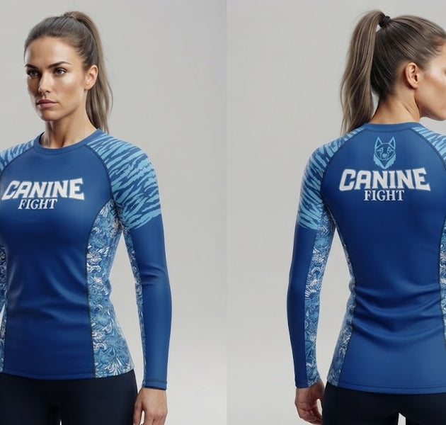 Rasguard/camiseta de compresiòn NOGI modelo Ocean femenino