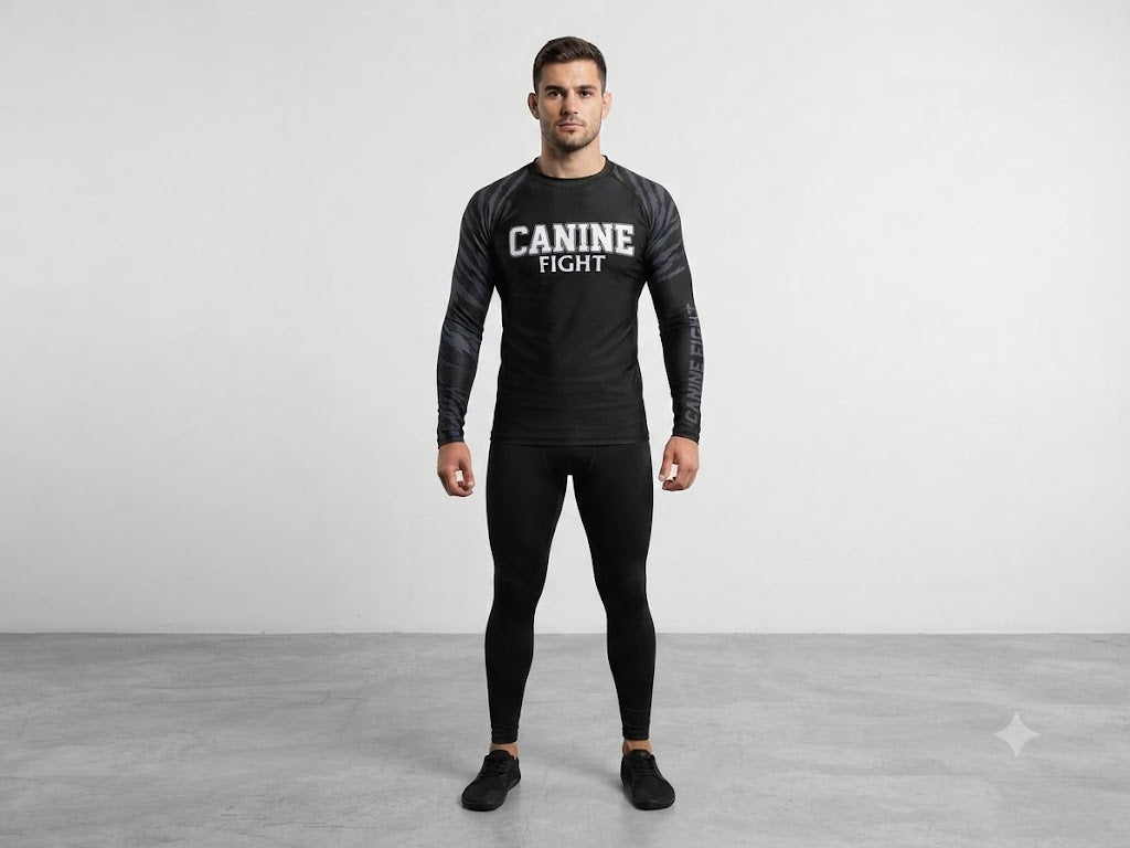 Rashguard/camiseta de comprensiòn NOGI modelo golden black masculino