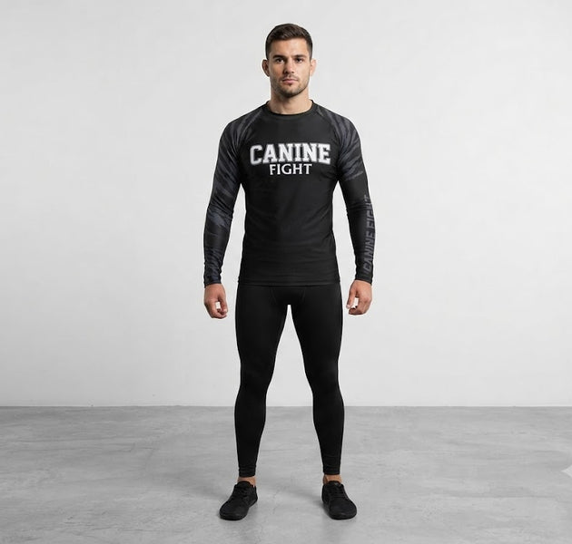 Rashguard/camiseta de comprensiòn NOGI modelo golden black masculino
