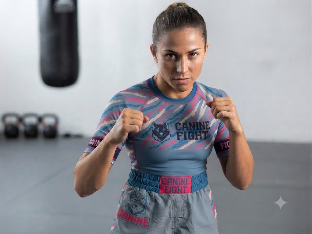 Rashguard/camiseta de comprensiòn NOGI modelo Girl pawer femenino