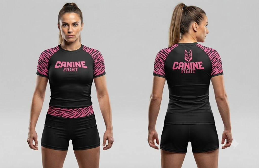 Rashguard/camiseta de comprensiòn NOGI modelo single amazon femenino
