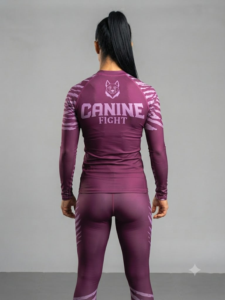 Rashguard/camiseta de compresiòn NOGI modelo flamenco femenino