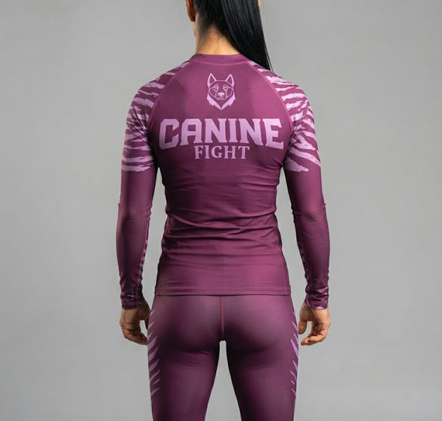 Rashguard/camiseta de compresiòn NOGI modelo flamenco femenino