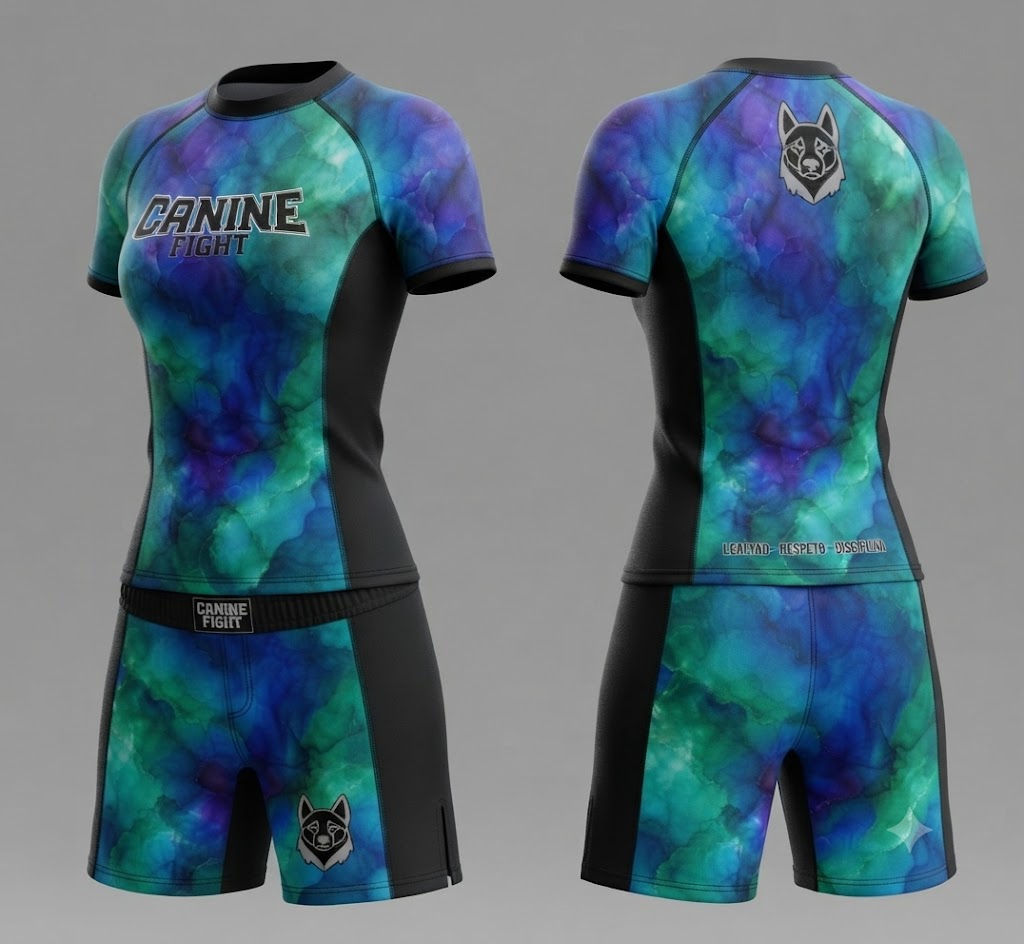 rashguard/camiseta de compresiòn NOGI modelo stellar femenino