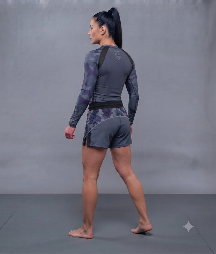 Rashguard/camiseta de compresiòn NOGI modelo black panter girls femenino