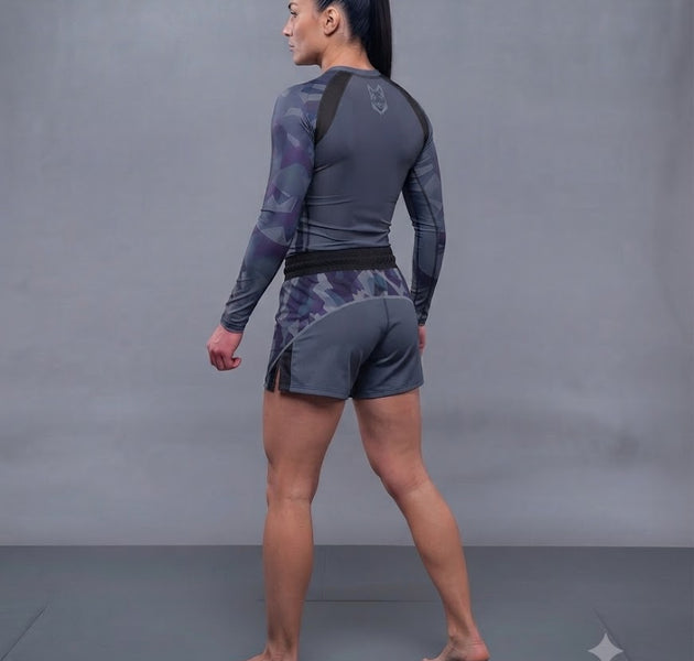 Short MMA/NOGI modelo Black panter femenino