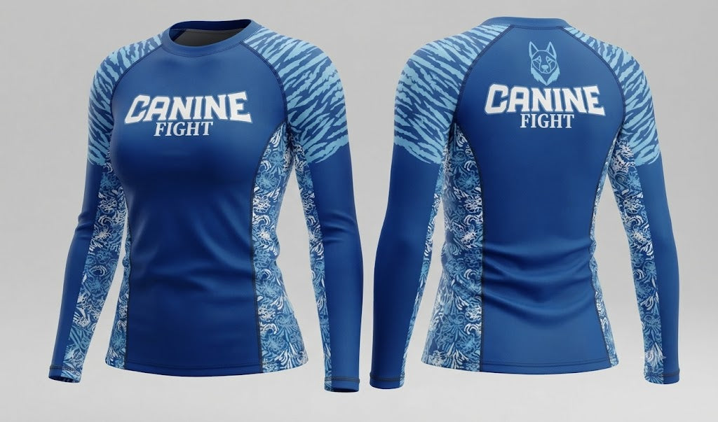 Rasguard/camiseta de compresiòn NOGI modelo Ocean femenino