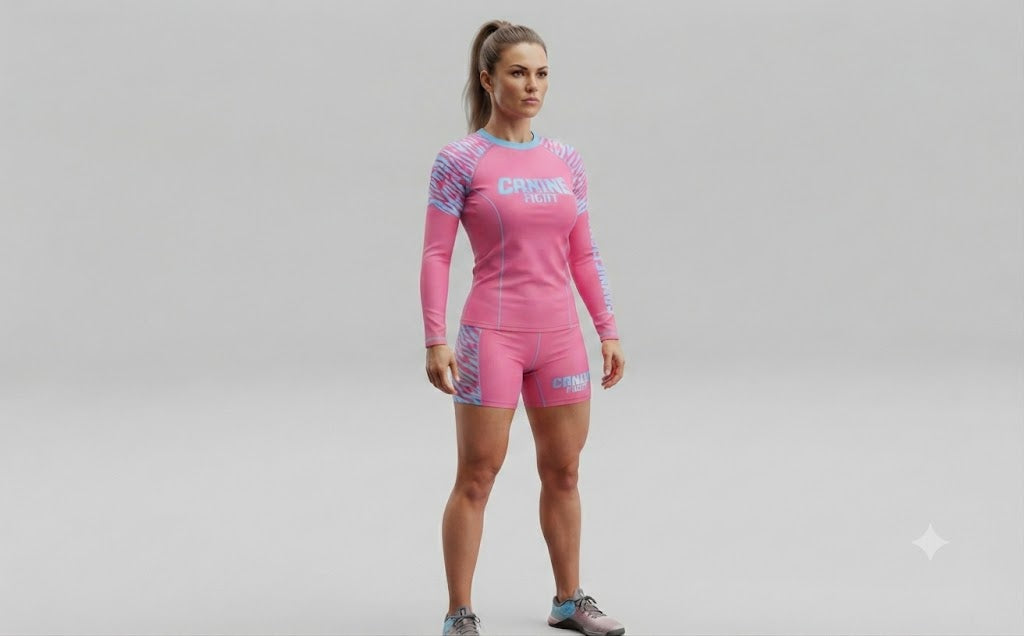 Rashguard/camiseta de compresiòn NOGI modelo siren femenino