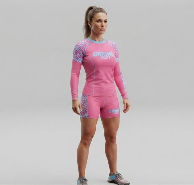 Rashguard/camiseta de compresiòn NOGI modelo siren femenino