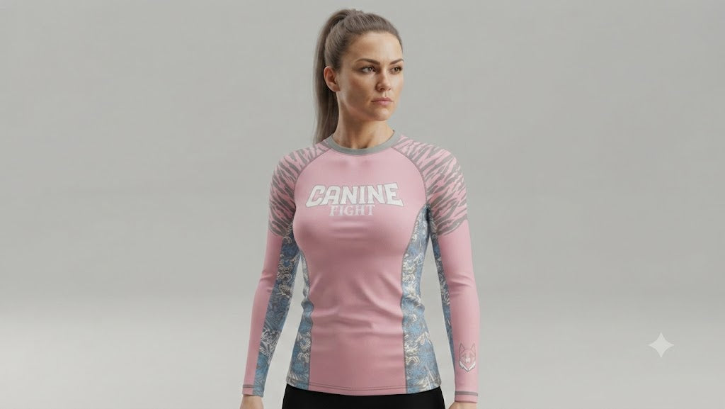 Rashguard/camiseta de compresiòn NOGI modelo roce femenino