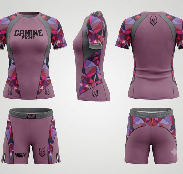 Short MMA/NOGI modelo pink sunday femenino
