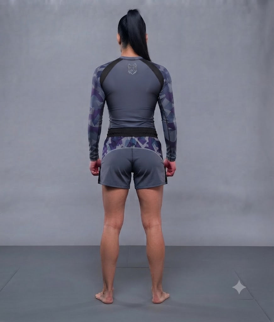 Short MMA/NOGI modelo Black panter femenino