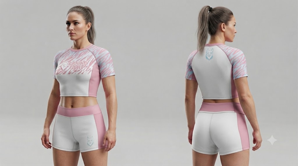 Rashguard/camiseta de comprensiòn modelo soft short woman