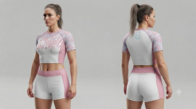 Rashguard/camiseta de comprensiòn modelo soft short woman